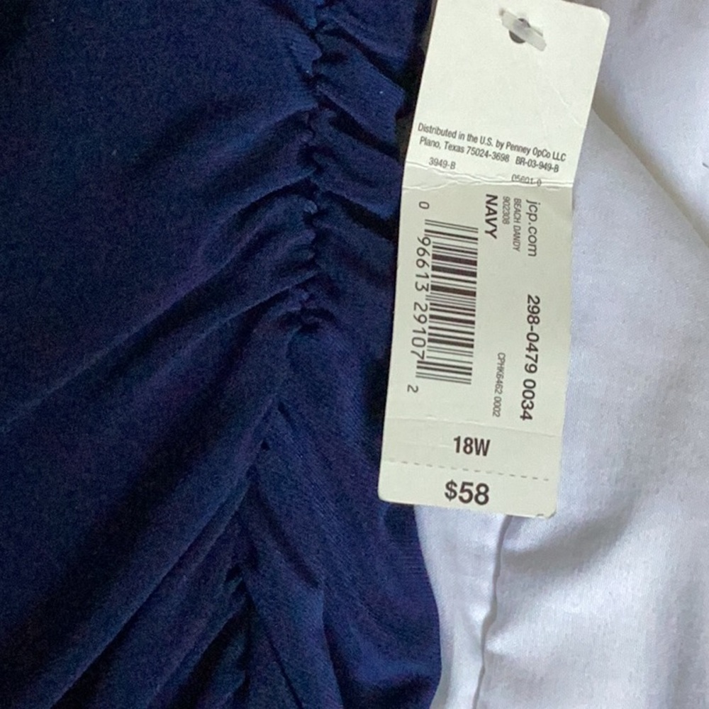 Blue Ruffled Swim Skirt - Picture 4 of 11